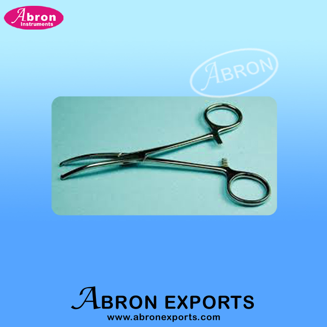 Surgical medical forceps heamostetical curved abron ABM-2620-32 